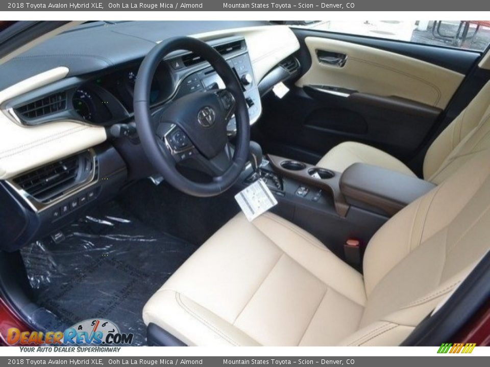 Almond Interior - 2018 Toyota Avalon Hybrid XLE Photo #5