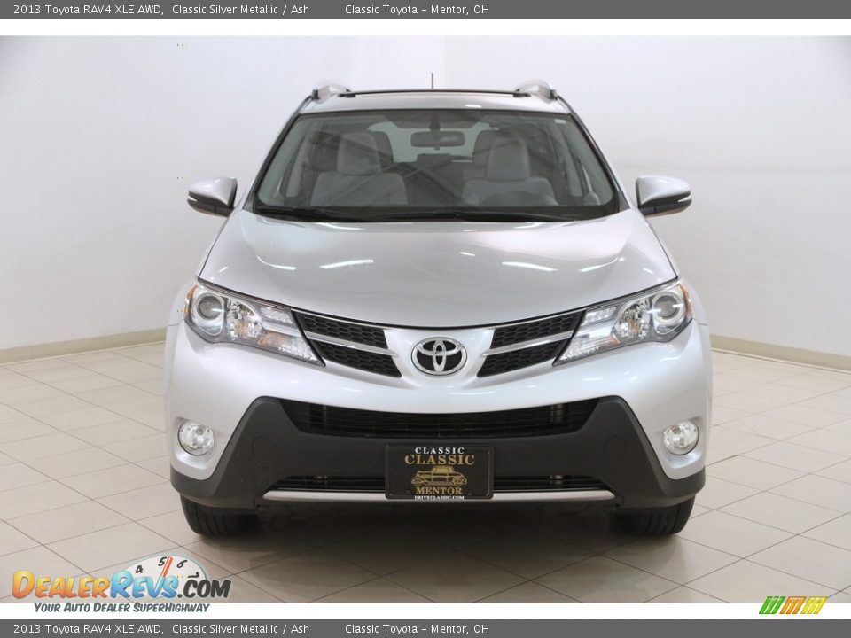 2013 Toyota RAV4 XLE AWD Classic Silver Metallic / Ash Photo #2