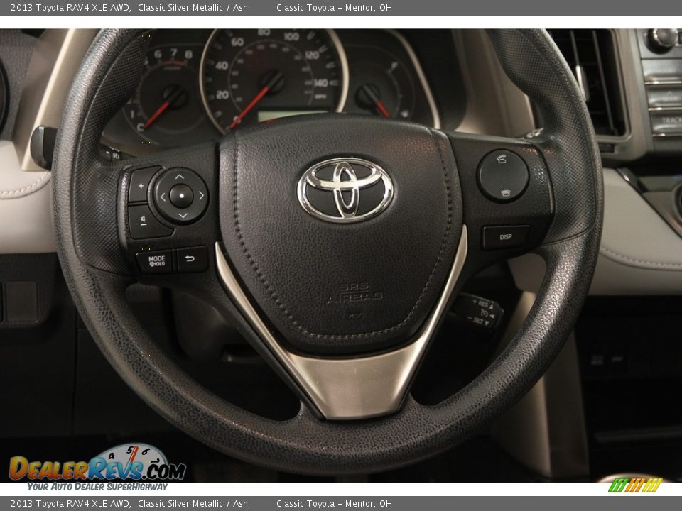 2013 Toyota RAV4 XLE AWD Classic Silver Metallic / Ash Photo #6