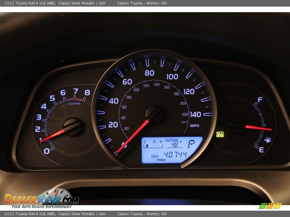 2013 Toyota RAV4 XLE AWD Classic Silver Metallic / Ash Photo #7