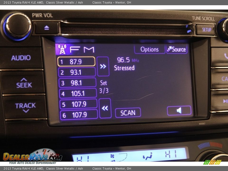 2013 Toyota RAV4 XLE AWD Classic Silver Metallic / Ash Photo #9