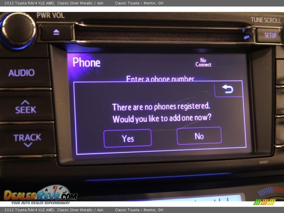 2013 Toyota RAV4 XLE AWD Classic Silver Metallic / Ash Photo #10