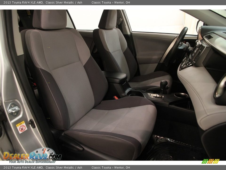 2013 Toyota RAV4 XLE AWD Classic Silver Metallic / Ash Photo #13