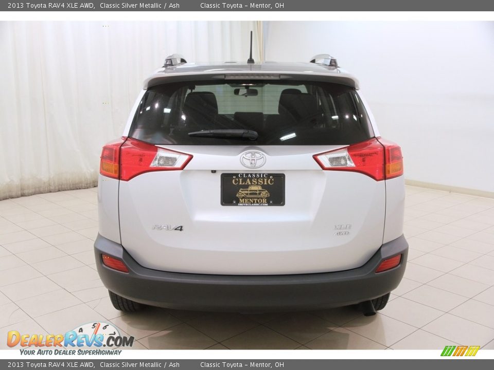 2013 Toyota RAV4 XLE AWD Classic Silver Metallic / Ash Photo #16