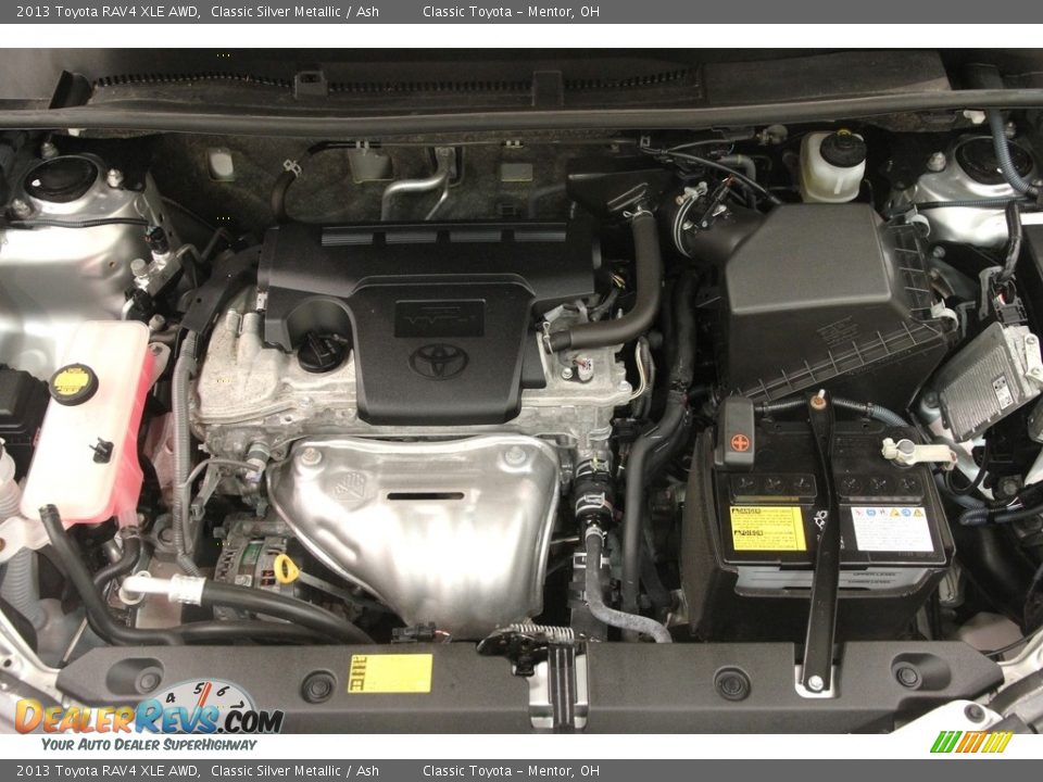 2013 Toyota RAV4 XLE AWD Classic Silver Metallic / Ash Photo #17