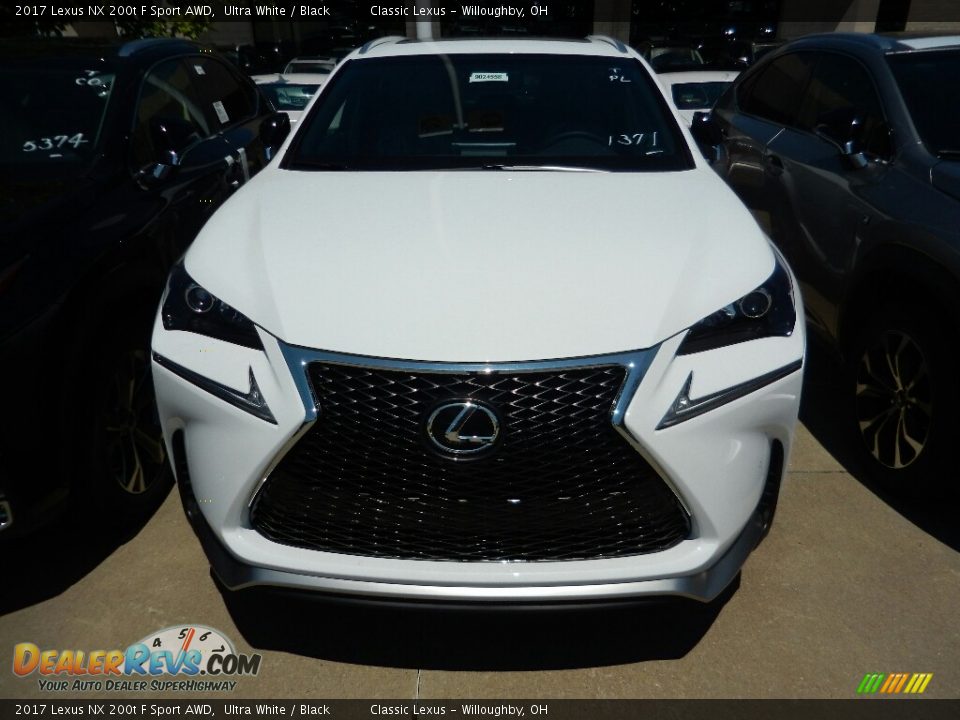 2017 Lexus NX 200t F Sport AWD Ultra White / Black Photo #2