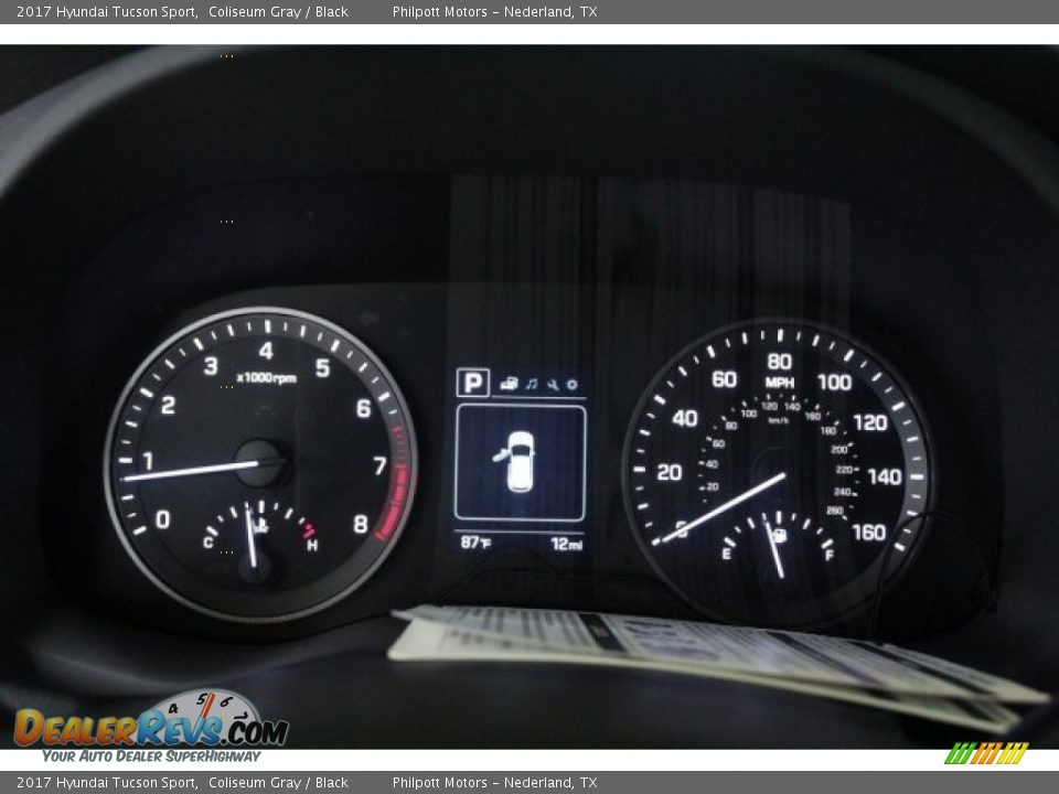 2017 Hyundai Tucson Sport Coliseum Gray / Black Photo #21