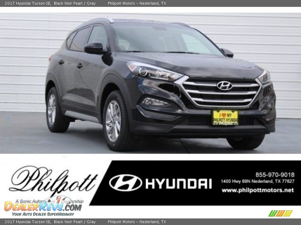 2017 Hyundai Tucson SE Black Noir Pearl / Gray Photo #1