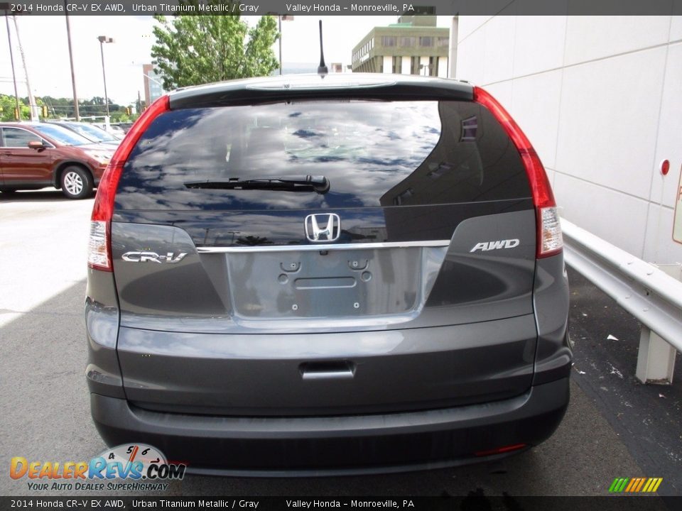 2014 Honda CR-V EX AWD Urban Titanium Metallic / Gray Photo #5