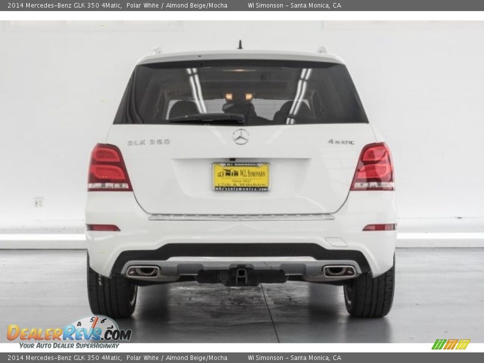 2014 Mercedes-Benz GLK 350 4Matic Polar White / Almond Beige/Mocha Photo #3