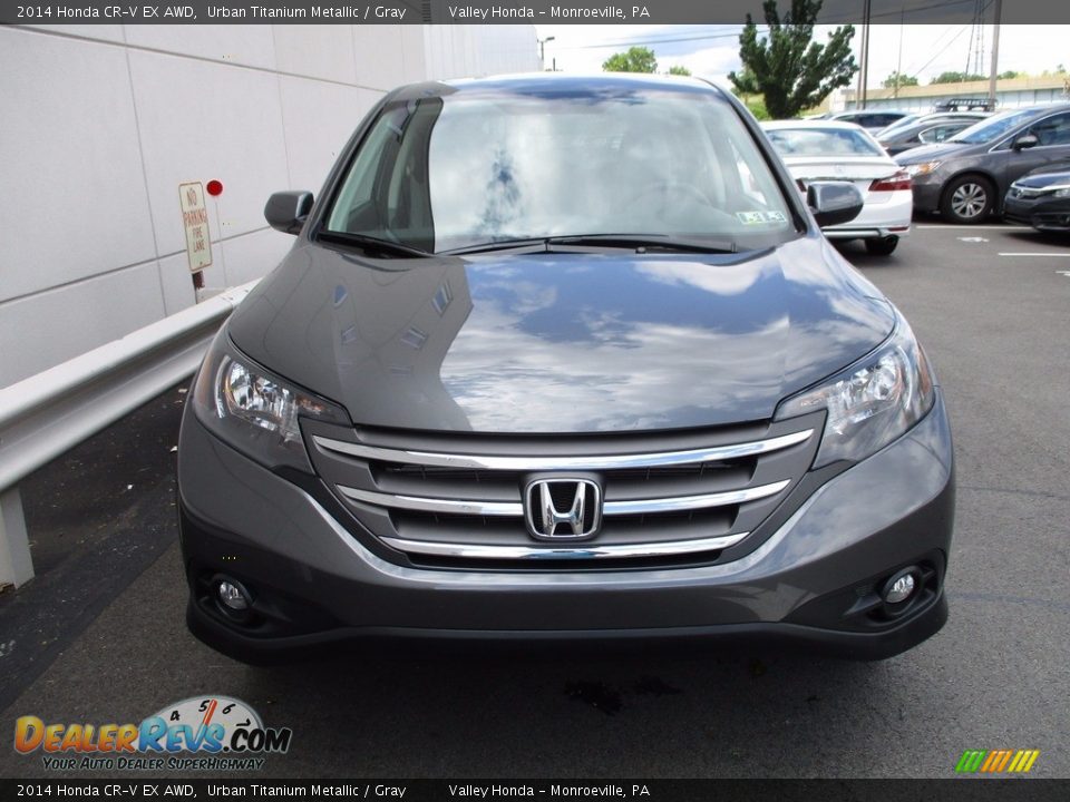 2014 Honda CR-V EX AWD Urban Titanium Metallic / Gray Photo #9