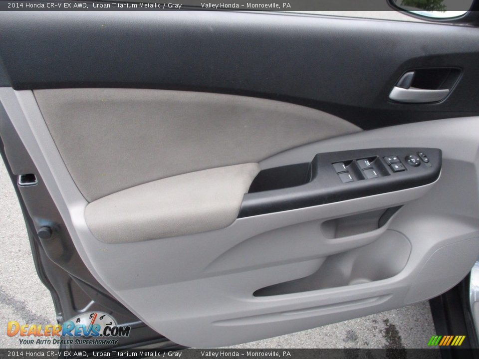 2014 Honda CR-V EX AWD Urban Titanium Metallic / Gray Photo #11