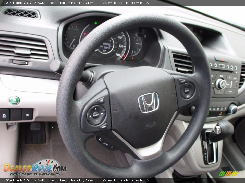 2014 Honda CR-V EX AWD Urban Titanium Metallic / Gray Photo #15