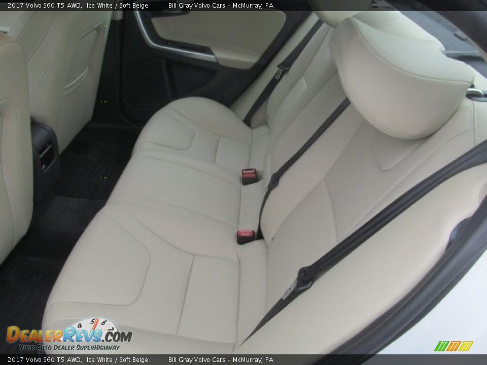 Rear Seat of 2017 Volvo S60 T5 AWD Photo #10