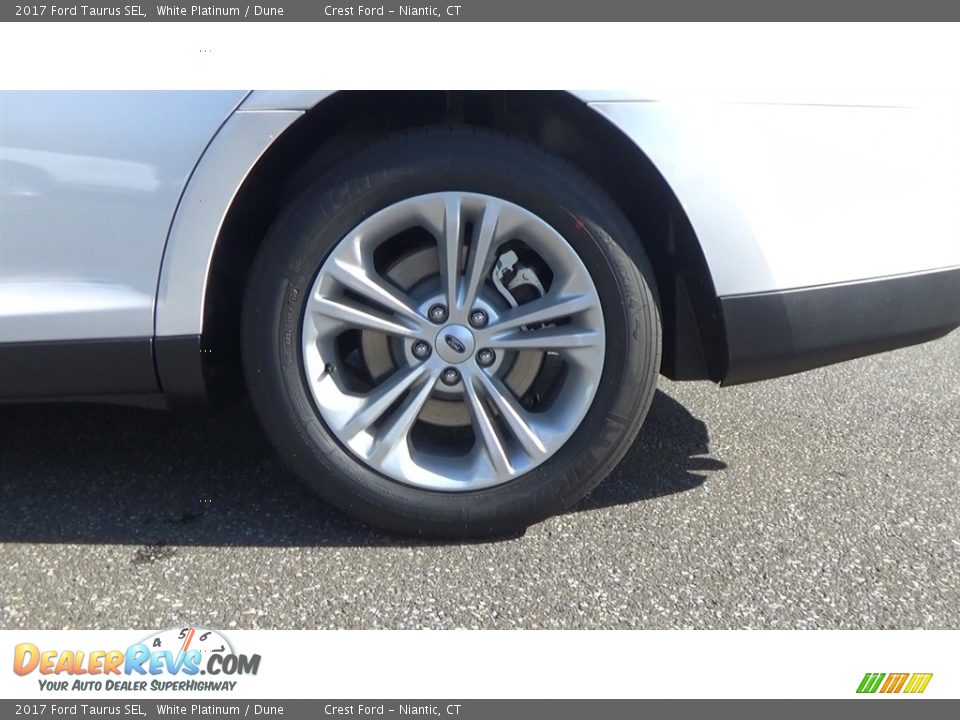 2017 Ford Taurus SEL White Platinum / Dune Photo #20