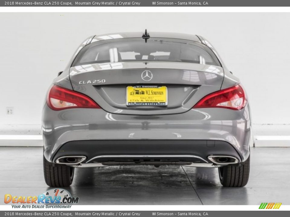 2018 Mercedes-Benz CLA 250 Coupe Mountain Grey Metallic / Crystal Grey Photo #4