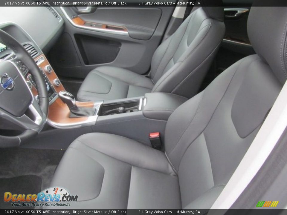 Front Seat of 2017 Volvo XC60 T5 AWD Inscription Photo #12