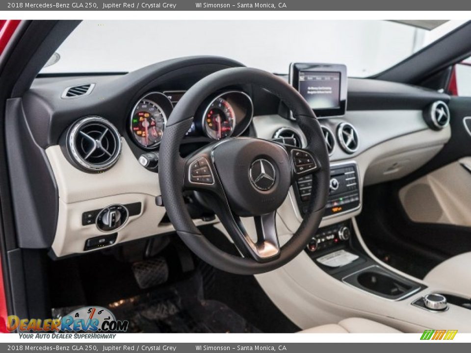 2018 Mercedes-Benz GLA 250 Jupiter Red / Crystal Grey Photo #6