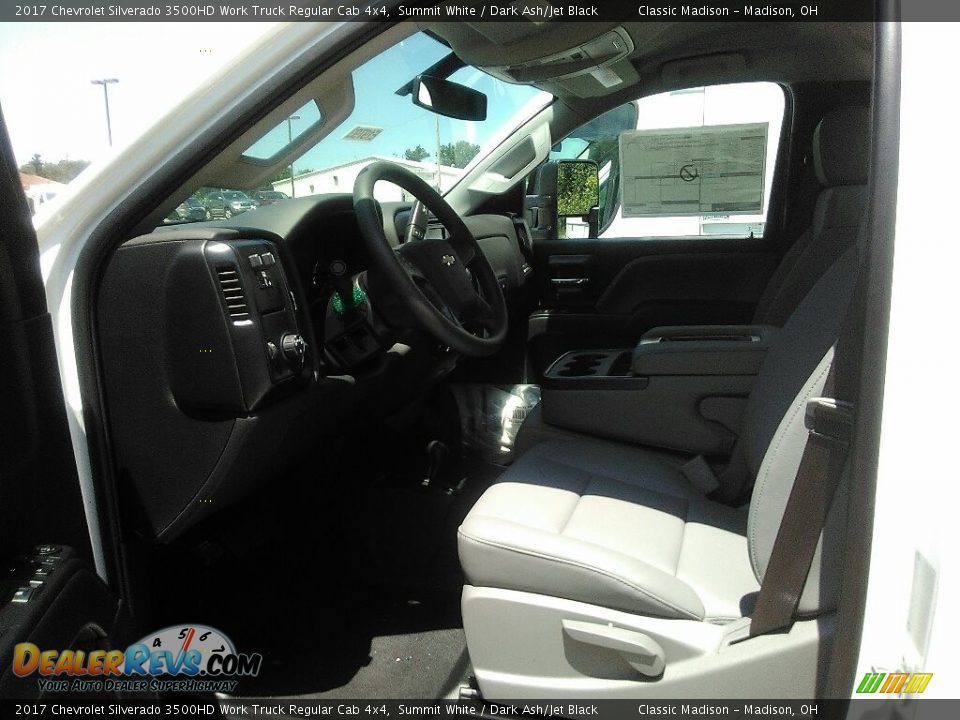 2017 Chevrolet Silverado 3500HD Work Truck Regular Cab 4x4 Summit White / Dark Ash/Jet Black Photo #4