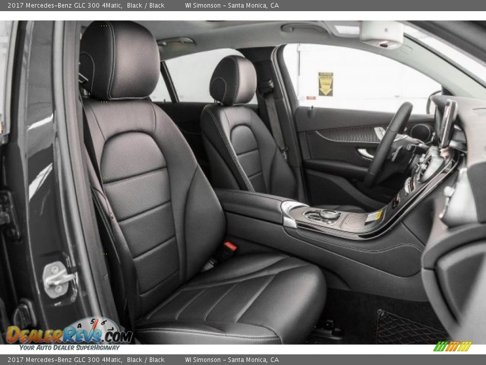 2017 Mercedes-Benz GLC 300 4Matic Black / Black Photo #2