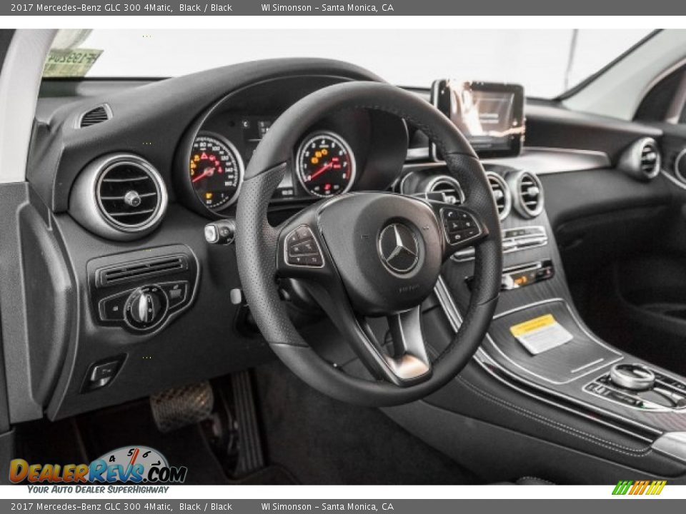 2017 Mercedes-Benz GLC 300 4Matic Black / Black Photo #5