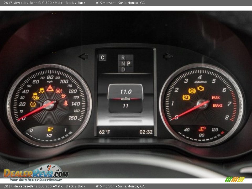 2017 Mercedes-Benz GLC 300 4Matic Black / Black Photo #6