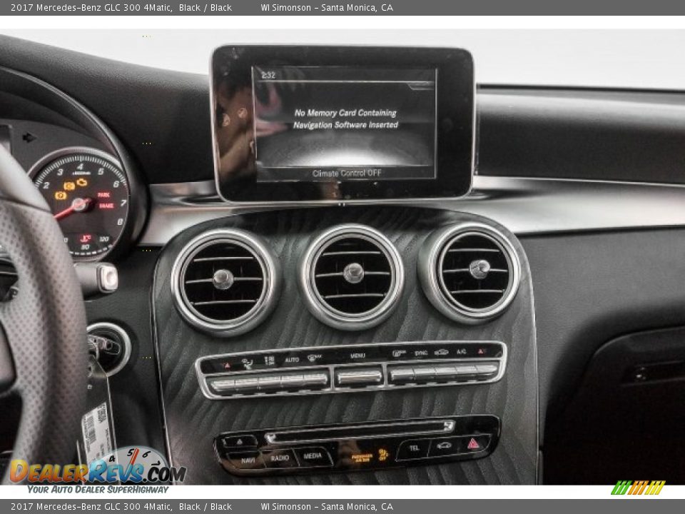 2017 Mercedes-Benz GLC 300 4Matic Black / Black Photo #7