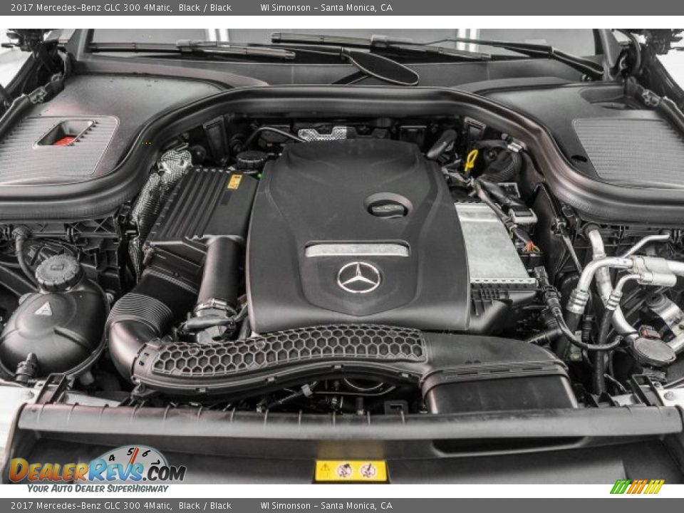 2017 Mercedes-Benz GLC 300 4Matic Black / Black Photo #8