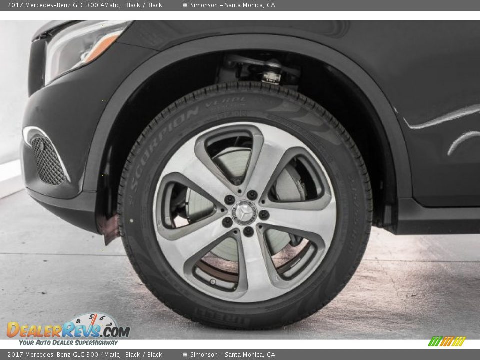2017 Mercedes-Benz GLC 300 4Matic Black / Black Photo #9