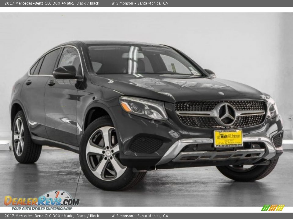 2017 Mercedes-Benz GLC 300 4Matic Black / Black Photo #12