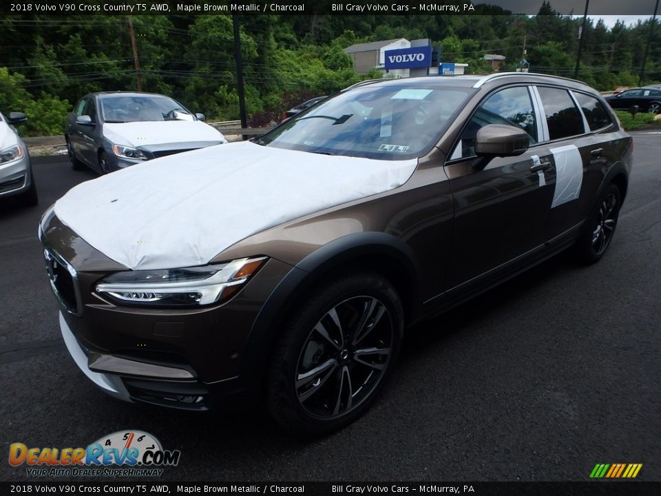 2018 Volvo V90 Cross Country T5 AWD Maple Brown Metallic / Charcoal Photo #5