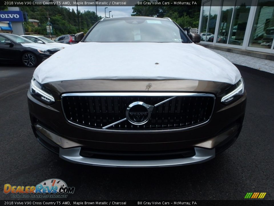 2018 Volvo V90 Cross Country T5 AWD Maple Brown Metallic / Charcoal Photo #6