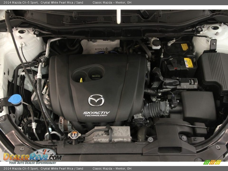 2014 Mazda CX-5 Sport Crystal White Pearl Mica / Sand Photo #14
