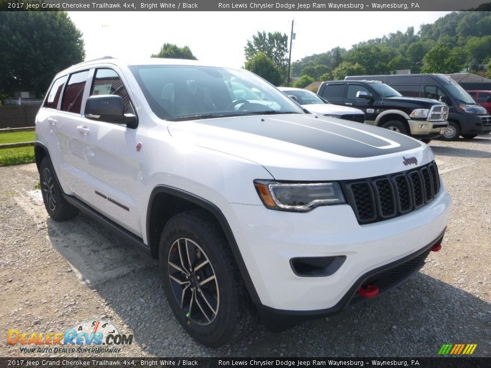 2017 Jeep Grand Cherokee Trailhawk 4x4 Bright White / Black Photo #6