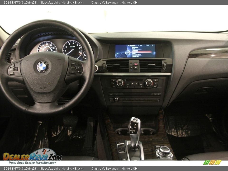 2014 BMW X3 xDrive28i Black Sapphire Metallic / Black Photo #27