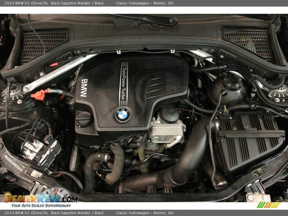 2014 BMW X3 xDrive28i Black Sapphire Metallic / Black Photo #30
