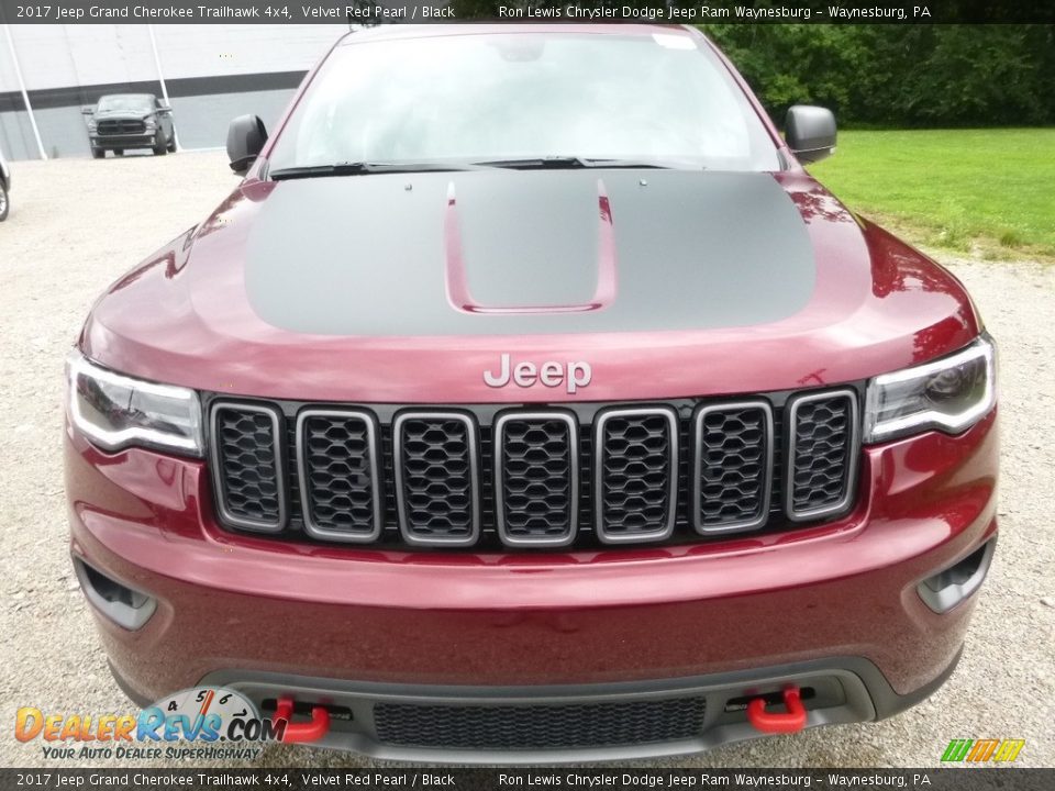 2017 Jeep Grand Cherokee Trailhawk 4x4 Velvet Red Pearl / Black Photo #8