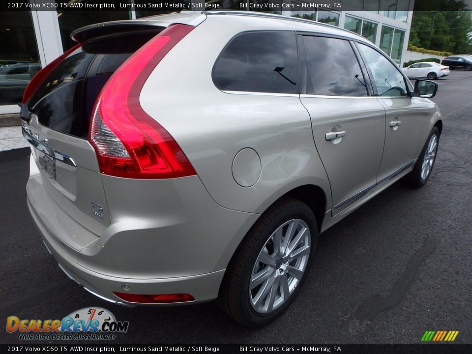 2017 Volvo XC60 T5 AWD Inscription Luminous Sand Metallic / Soft Beige Photo #2