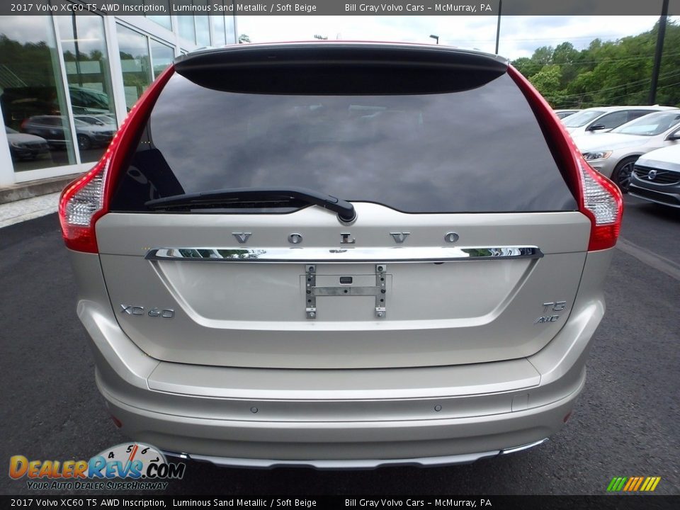2017 Volvo XC60 T5 AWD Inscription Luminous Sand Metallic / Soft Beige Photo #3