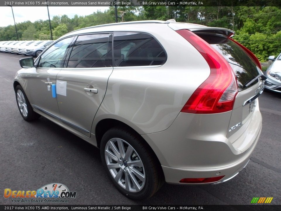 2017 Volvo XC60 T5 AWD Inscription Luminous Sand Metallic / Soft Beige Photo #4