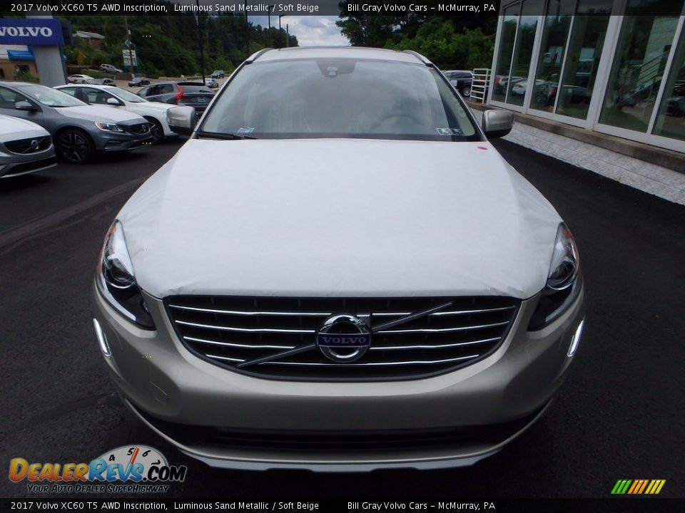 2017 Volvo XC60 T5 AWD Inscription Luminous Sand Metallic / Soft Beige Photo #6