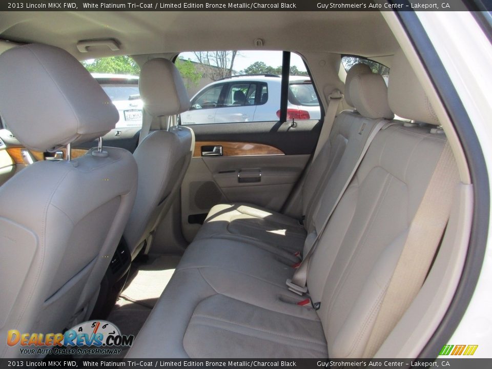 2013 Lincoln MKX FWD White Platinum Tri-Coat / Limited Edition Bronze Metallic/Charcoal Black Photo #10