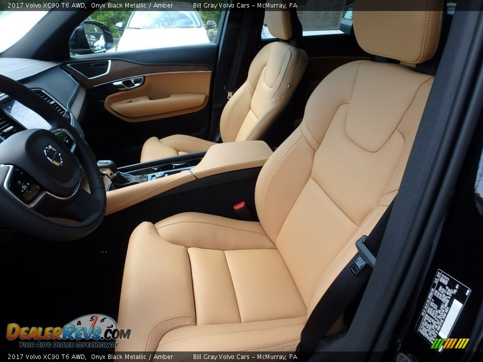 Amber Interior - 2017 Volvo XC90 T6 AWD Photo #8