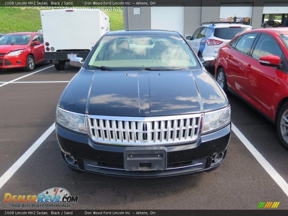 2008 Lincoln MKZ Sedan Black / Sand Photo #2