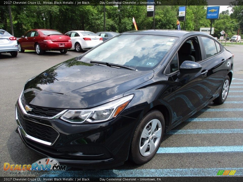 2017 Chevrolet Cruze LS Mosaic Black Metallic / Jet Black Photo #10