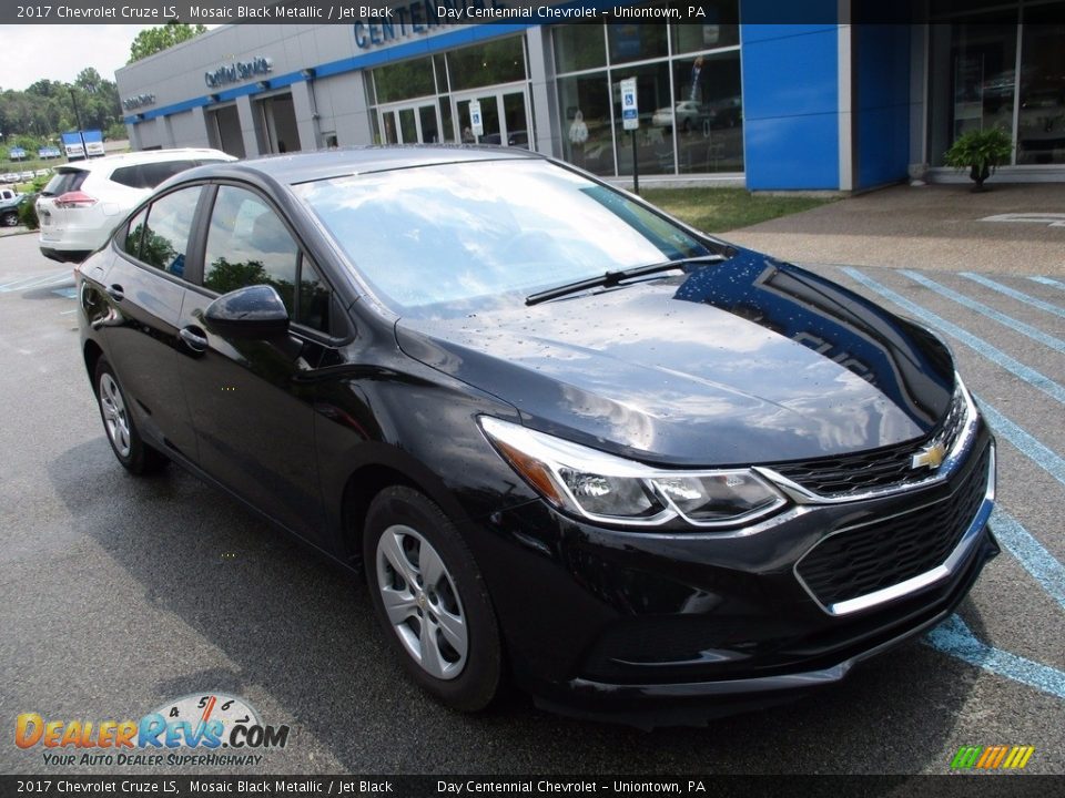 2017 Chevrolet Cruze LS Mosaic Black Metallic / Jet Black Photo #12