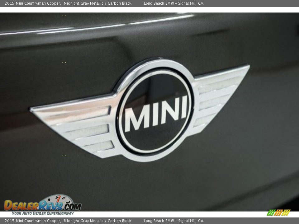 2015 Mini Countryman Cooper Midnight Gray Metallic / Carbon Black Photo #7