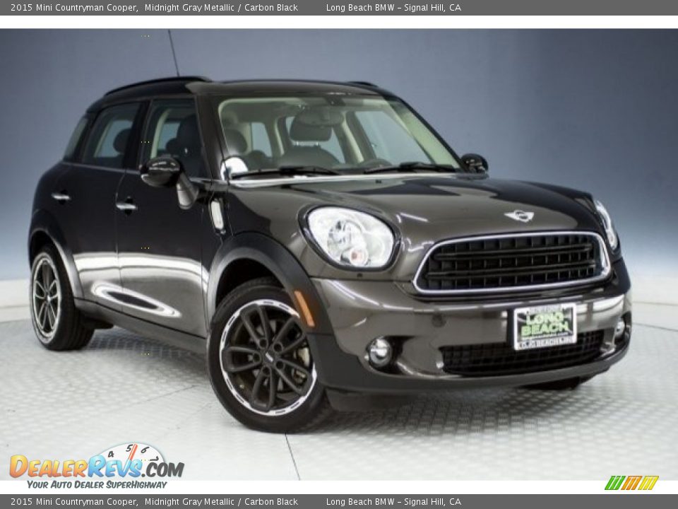 2015 Mini Countryman Cooper Midnight Gray Metallic / Carbon Black Photo #12