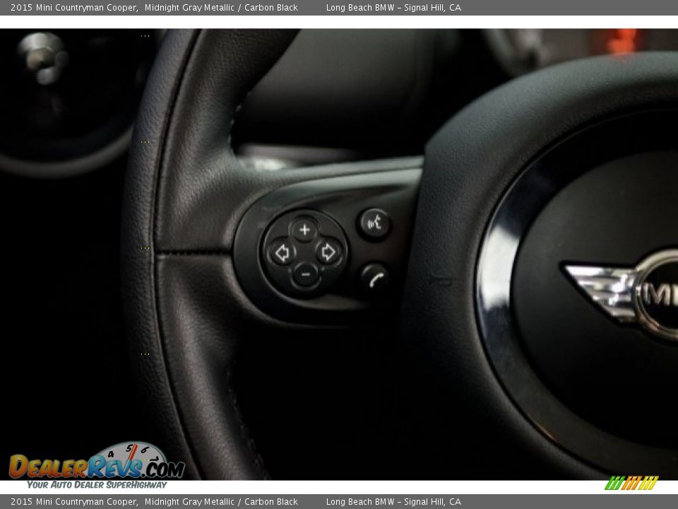 2015 Mini Countryman Cooper Midnight Gray Metallic / Carbon Black Photo #13