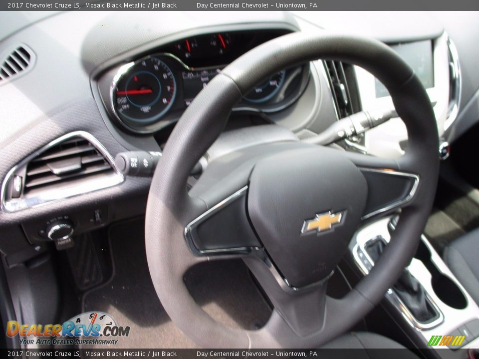 2017 Chevrolet Cruze LS Mosaic Black Metallic / Jet Black Photo #17